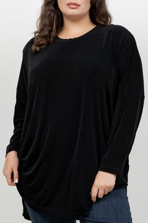Vikki Vi Classic Black Swing Top