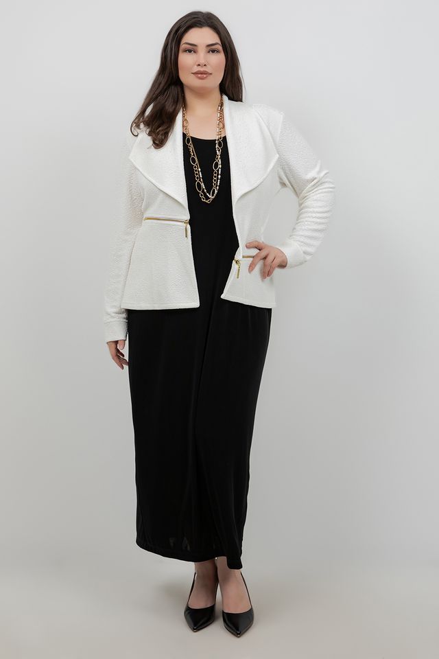 Jackets Eva Varro Cream Short Barcelona Jacket