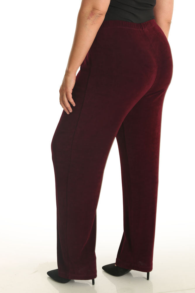 Pants Vikki Vi Classic Shiraz Pull on Pant