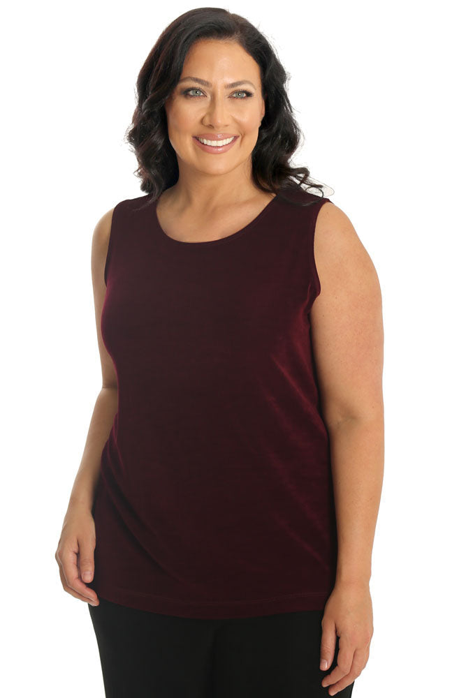 Tops Vikki Vi Classic Shiraz Tank