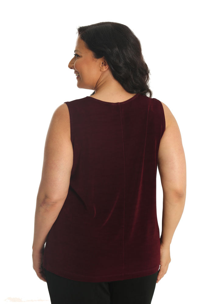 Tops Vikki Vi Classic Shiraz Tank