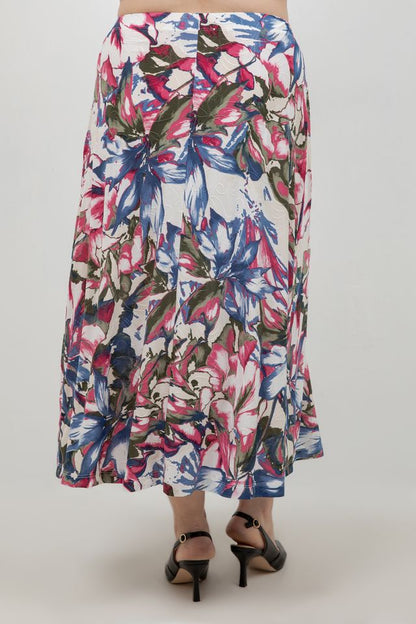 Vikki Vi Jersey Georgia Floral Maxi Skirt