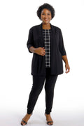 Vikki Vi Jersey Window Pane Tank