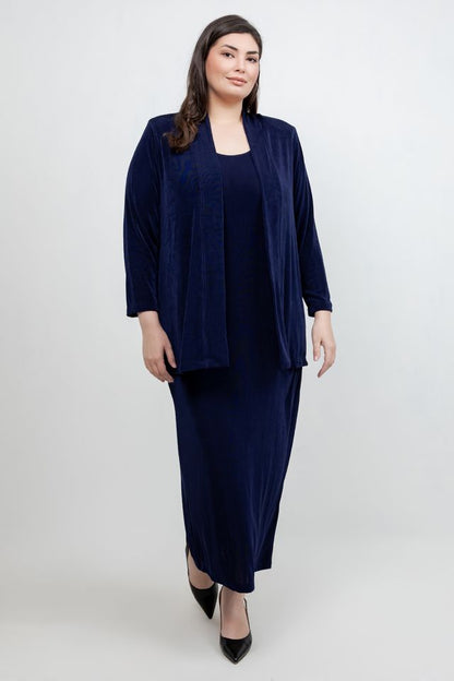 Jackets Vikki Vi Classic Navy Kimono Jacket