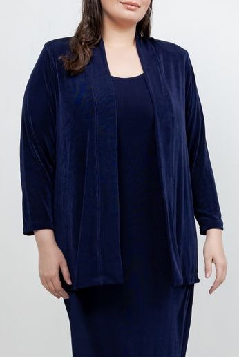Jackets Vikki Vi Classic Navy Kimono Jacket