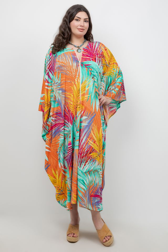 Dresses Vikki Vi Jersey Warm Tropics Caftan