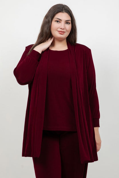 Vikki Vi Classic Shiraz Long Kimono Jacket