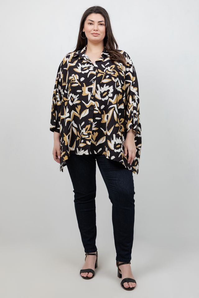 Tops Sahara Flower Big Shirt