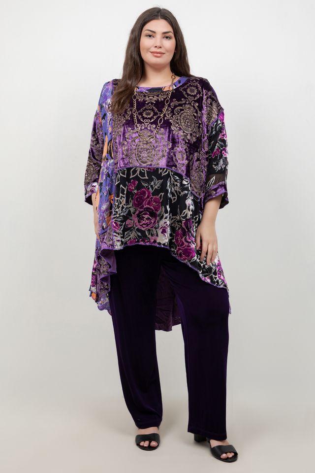 Tops Purple Velvet Whisper Top