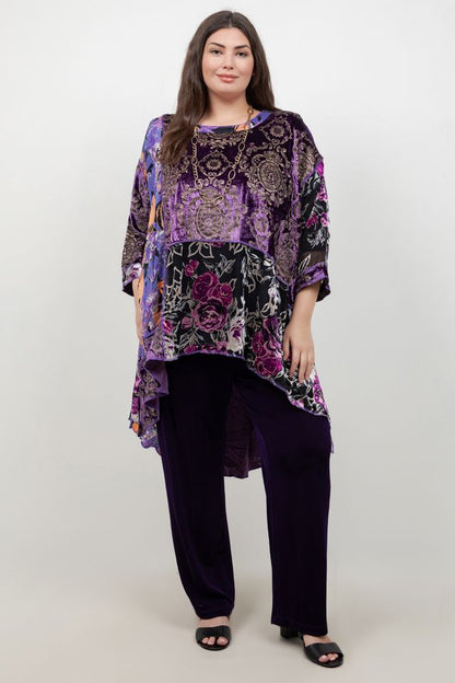 Tops Purple Velvet Whisper Top
