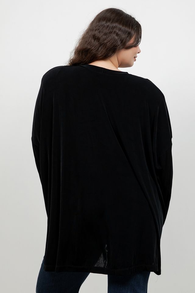 Vikki Vi Classic Black Swing Top