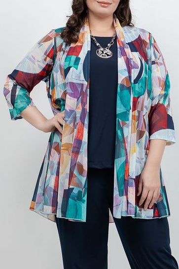 Jackets Mesh Art Deco Shapes Jacket