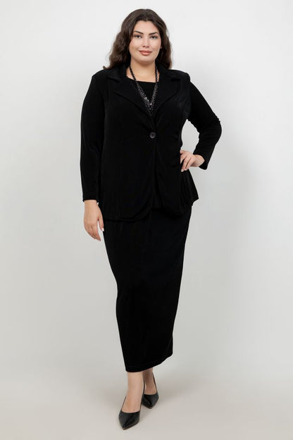 Vikki Vi Classic Black Blazer