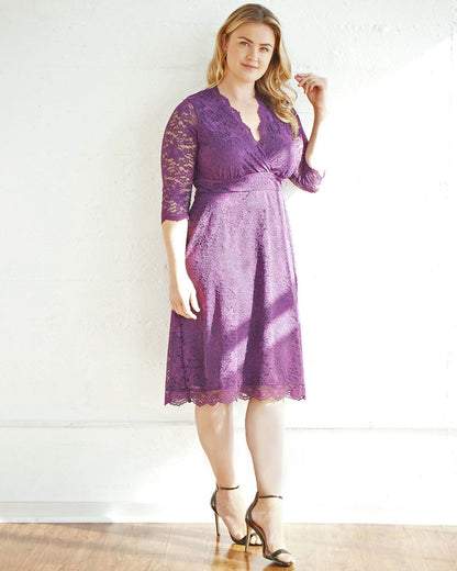 Dresses Scalloped Boudoir Lace Dress