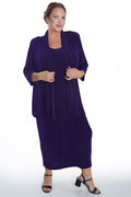 Vikki Vi Classic Royal Purple Maxi Tank Dress