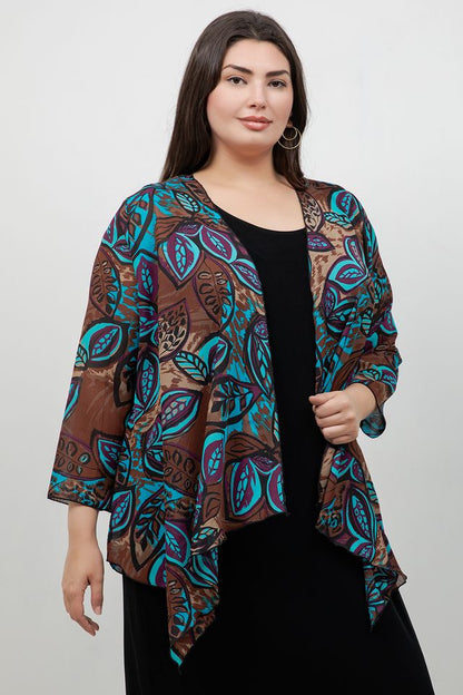Jackets Vikki Vi Brown Figgy Swing Cardigan