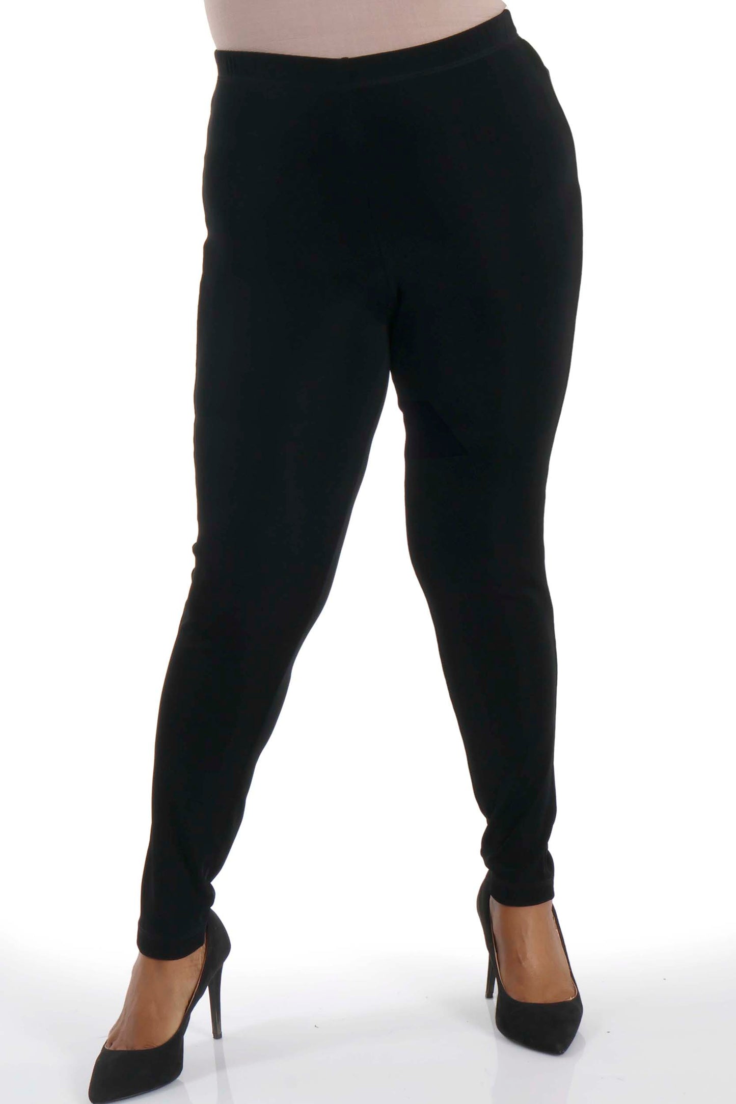 Pants Vikki Vi Classic Black Slim Leg Pant