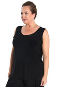Vikki Vi Jersey Black Tank