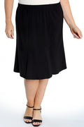 Vikki Vi Jersey Black Flip Skirt