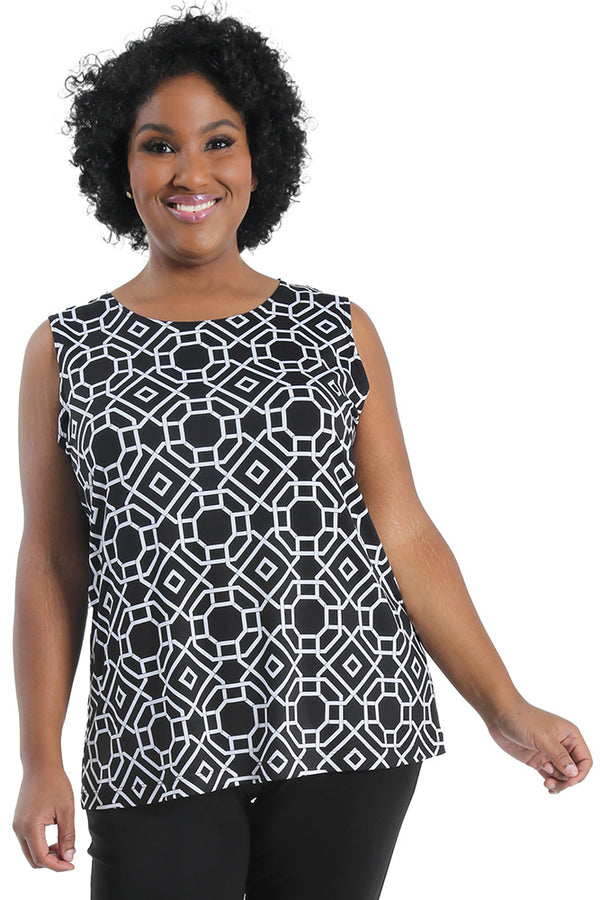 Vikki Vi Jersey Stage Geo Tank