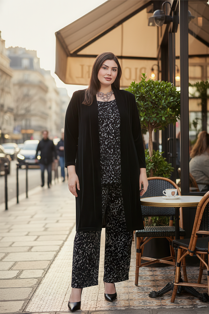 Pants Vikki Vi Jersey Nocturne Pull on Pant