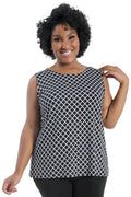 Vikki Vi Jersey Curved Tank