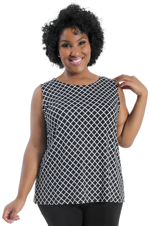 Vikki Vi Jersey Curved Tank