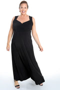 Vikki Vi Jersey Black Maxi Dress