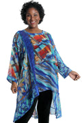 Sterling Sapphire Patchwork Whisper Top