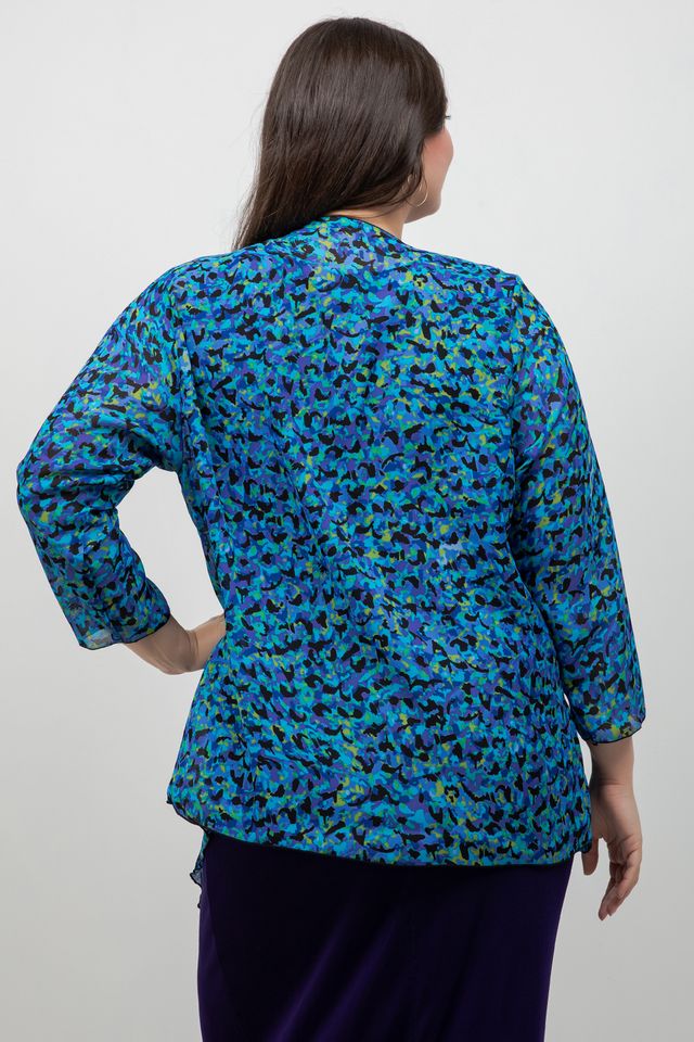 Jackets Vikki Vi Blue Lagoon Swing Cardigan