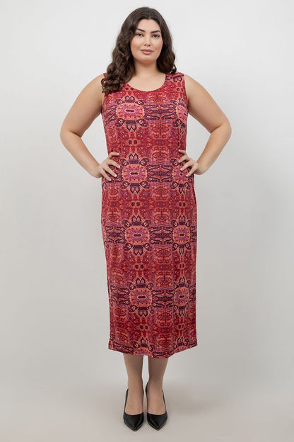 Dresses Vikki Vi Jersey Byzantine Spice Maxi Tank Dress