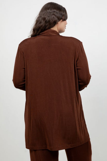 Vikki Vi Classic Bronze Long Kimono Jacket
