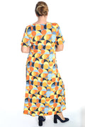 Vikki Vi Jersey Marsha Short Sleeve Faux Wrap Maxi Dress
