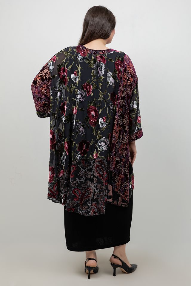 Tops Burgundy Velvet Whisper Top