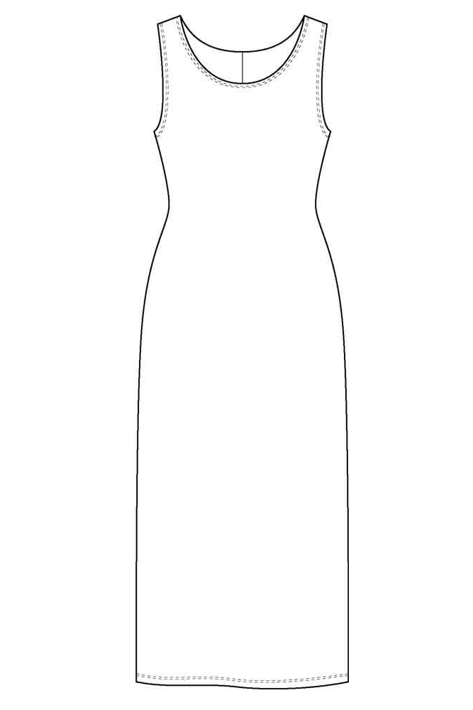 Dresses Vikki Vi Classic Black Maxi Tank Dress