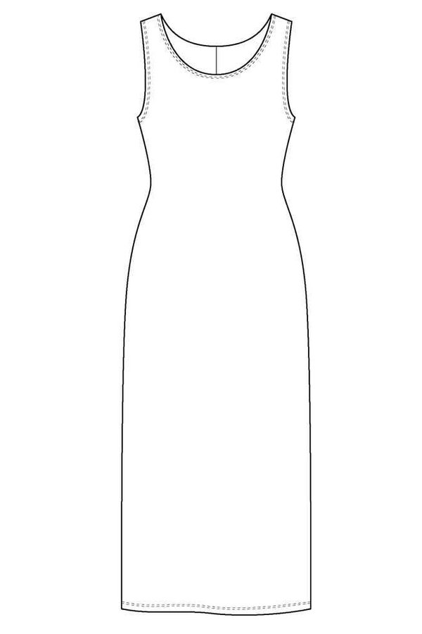 Vikki Vi Classic Black Maxi Tank Dress