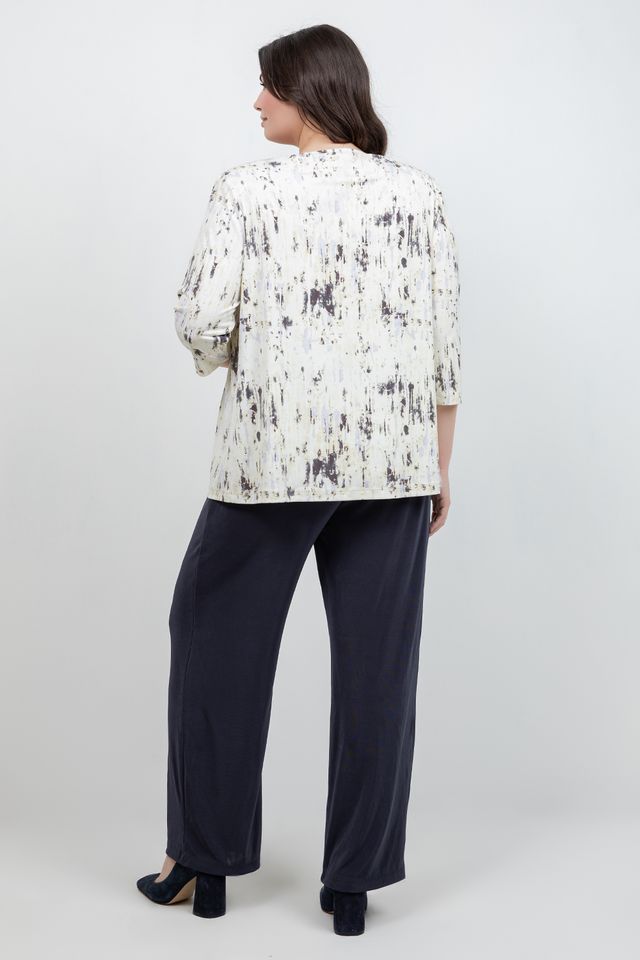 Jackets Vikki Vi Jersey Butter Haze 3/4 Sleeve Cardigan