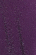 Vikki Vi Jersey Sparkle Eggplant V-Neck 3/4 Sleeve Tunic