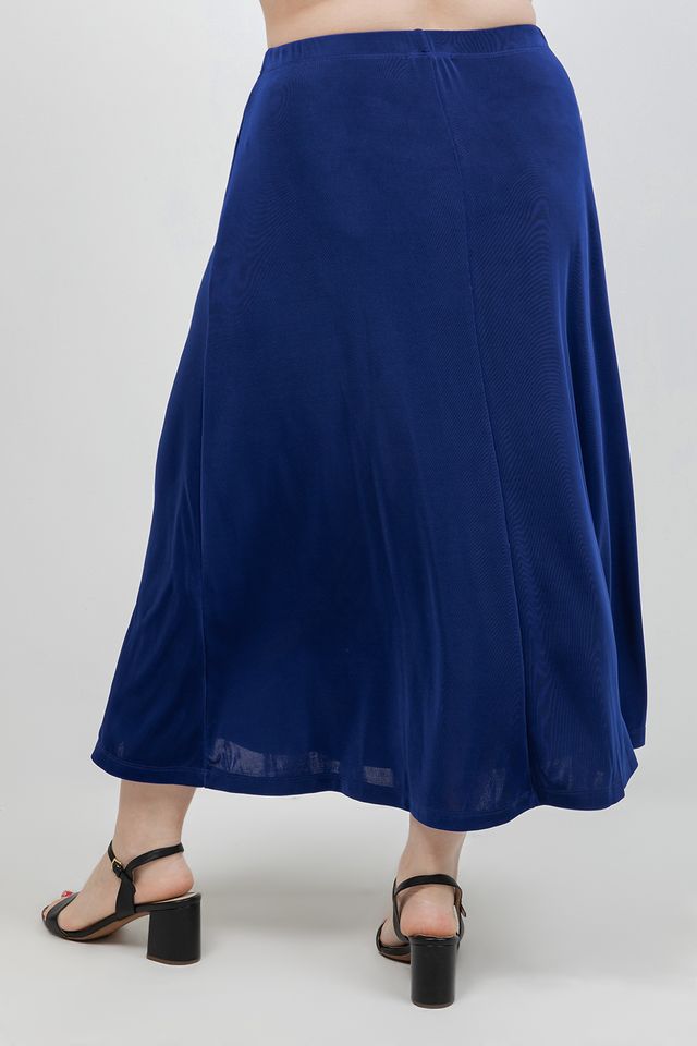 Skirts Vikki Vi Classic Royal Blue A-Line Maxi Skirt