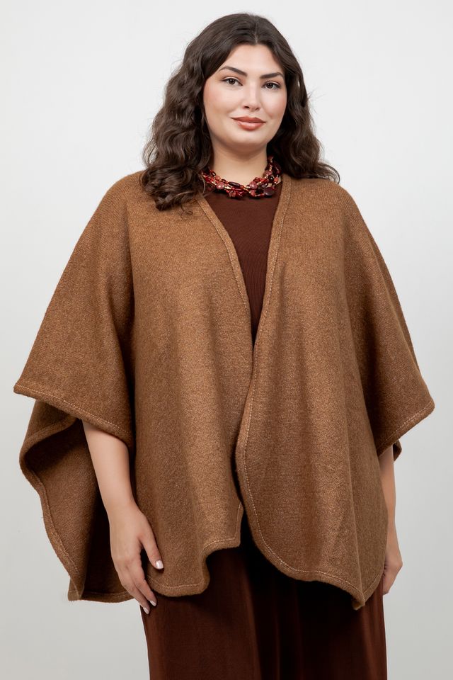 Karen Kane Camel Shawl Sweater