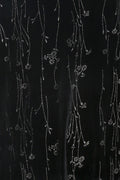 Vikki Vi Velvet Silver Floral Long Sleeve Tunic