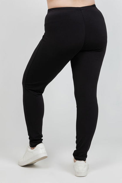 Pants Vikki Vi Jersey Black Slim Leg Pant
