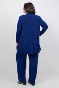 Jackets Vikki Vi Classic Royal Blue Long Kimono Jacket