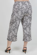 Vikki Vi Jersey Dust Cheetah Crop Pants