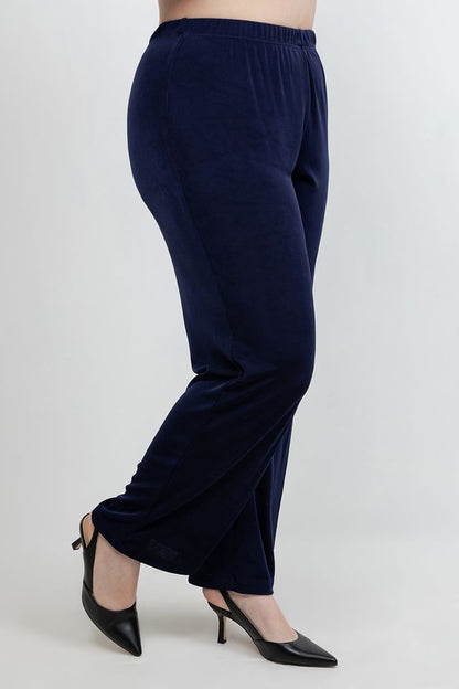 Pants Vikki Vi Classic Navy Petite Pull-On Pant
