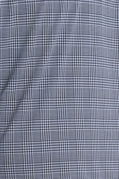 Pants Vikki Vi Navy Plaid Petite Pull-On Pant