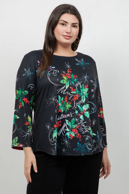 Tops Holly Jolly Tunic Top