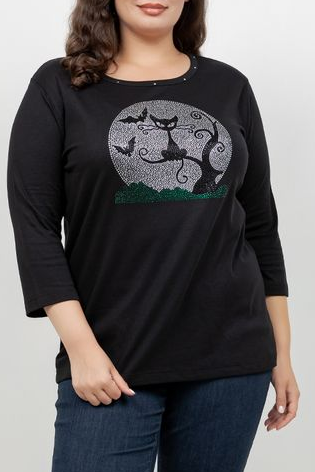 Cat in the Tree 3/4 Sleeve Top