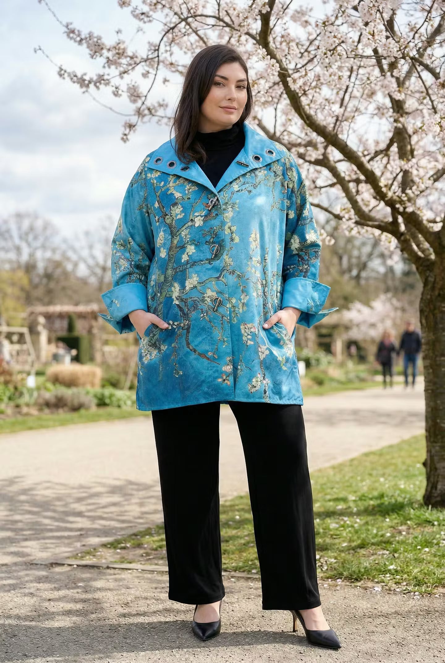 Jackets Almond Blossom Hooded Jacket