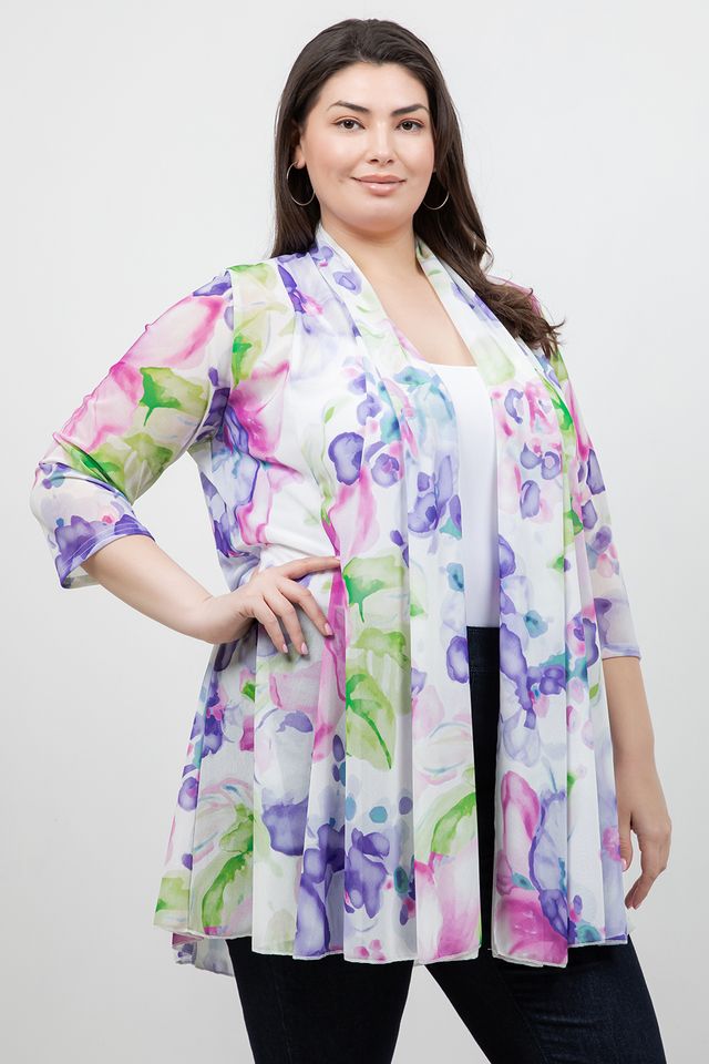 Jackets Pastel Garden Mesh Jacket